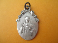 Médaille Religieuse/ Sacré Cœur/Montmartre /Nickel Argenté / Fin XIXéme - Début XXéme                            C - Religion &  Esoterik
