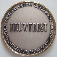 Médaille. ORL-NKO. Eeuwfeest Vereniging. Centenaire. Diam. 70 Mm - 107 Gr. - Professionali / Di Società