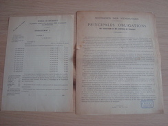 DOCUMENTS SUCRAGES DES VENDANGES PRINCIPALES OBLIGATIONS DES VITICULTEURS 1892 - O