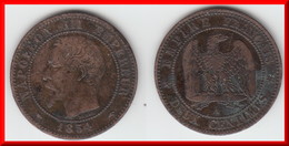 **** 2 CENTIMES 1854 A PARIS NAPOLEON III - TETE NUE **** EN ACHAT IMMEDIAT !!! - 2 Centimes