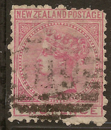 NZ 1874 2d Rose FSF P12x11.5 SG 181 U #ZS831 - Usados