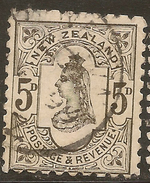 NZ 1882 5d SSF P10x11 SG 233 U #ZS856 - Used Stamps