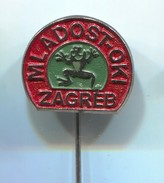 Water Polo, Wasserball, Pallanuoto - VK MLADOST, Zagreb Croatia, Vintage Pin, Badge, Abzeichen - Wasserball
