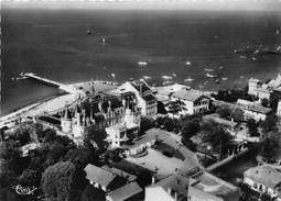 33-ARCACHON- LE GRAND CASINO ET LE BASSIN , VUE AERIENNE - Arcachon