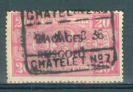 BELGIE - OBP Nr BA 20 - Cachet  "CHATELINEAU-CHATELET Nr 7" - (ref. 12.235) - Cote 22,00 € - Reisgoedzegels [BA]