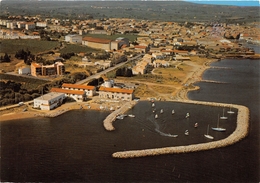 34-MEZE- VUE AERIENNE, DE LA STATION ESTIVALE , ECOLE DE VOILES - Mèze