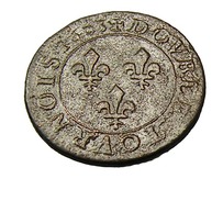 Double Tournois - Henri III - France - 1603 A -  Cuivre  - 3,27 Gr. - Beau TB - - 1574-1589 Henri III