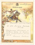 BELGIQUE TELEGRAMME ILLUSTRE MODELE A.12 - Sellos Telégrafos [TG]