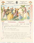 BELGIQUE TELEGRAMME ILLUSTRE MODELE B.11 - Sellos Telégrafos [TG]
