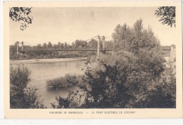 --- 63------  Environs De MARINGUES  Le Pont Suspendu De Crevant - éd Gros Arnaud - Maringues