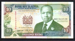 486-Kenya Billet De 10 Shillings 1994 BD154 - Kenia