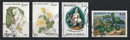 Monaco 1990 : Timbres Yvert & Tellier N° 1710 - 1714 - 1743 Et 1750. - Gebraucht