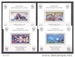 COB BL454/57 WWF 4 Sheets 2006 MNH - Ungebraucht