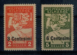 Occupazione Austriaca 1918 Espressi Di Bosnia Soprastampati 2v. MNH ** Lusso - Occ. Autrichienne