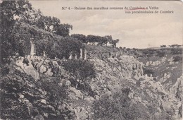 POSTCARD PORTUGAL - CONDEIXA A VELHA - RUINAS DAS MURALHAS ROMANAS - Coimbra