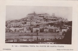 POSTCARD PORTUGAL - COIMBRA -  VISTA DA PONTE DE SANTA CLARA - Coimbra