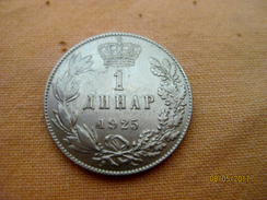 Serbie (Yougoslavie) 1 Dinar 1925 - Serbia