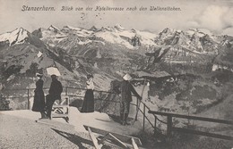 Suisse Carte Postale Stanserhorn Blick Von Der Hotelterrasse 1907 - Stans