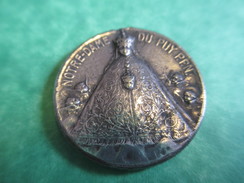 Médaille Religieuse Ancienne/Notre Dame De France / Notre Dame Du Puy En Velay/Bronze Nickelé/ Fin XIXéme    CAN349 - Religion & Esotérisme