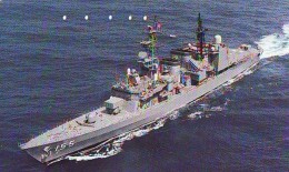 Phonecard JAPAN * War Ship (50) Boat Bateau Warship Military Ship Paquebot Navire De Guerre Boats Navy Leger Armee JAPON - Armada