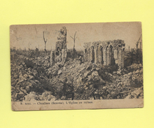 CPA 80 CHAULNES UNE VUE SUR L EGLISE EN RUINES DETRUITE EN 1914  - CHAULNES POINT APPUI ALLEMAND DE DEUXIEME LIGNE - - Chaulnes