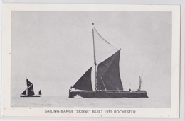 SAILING BARGE "SCONE" BUILT 1919 ROCHESTER KENT PRINTED SALMON SEVENOAKS - Rochester