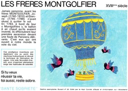 Buvard  -  LES FRERES MONTGOLFIER  XVIIIème Siècle - Trasporti