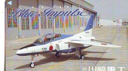 TELECARTE JAPON * MILITAIRY AVION  (604)  Flugzeuge * Airplane * Aeroplano * PHONECARD JAPAN * ARMEE * LEGER VLIEGTUIG - Armée