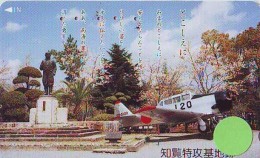 TELECARTE JAPON * MILITAIRY AVION  (609)  Flugzeuge * Airplane * Aeroplano * PHONECARD JAPAN * ARMEE * LEGER VLIEGTUIG - Armee