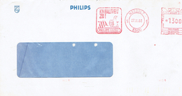 Cachet Philips Hasselt Kwaliteit Zo ! 27/9/1988 Sur Lettre Entière - 1980-99