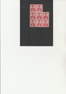 SUISSE - TIMBRE N° 131  HELVETIA NEUF XX BLOC DE 8 . ANNEE 1909 -   COTE :24 € - Unused Stamps