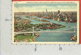 CARTOLINA NV STATI UNITI - NEW YORK - Triborough Bridge - 9 X 14 - Ponts & Tunnels