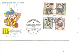 Marionettes ( FDC De Berlin De 1970 à Voir) - Marionetten