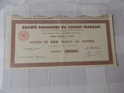 FINANCIERE CONGO FRANCAIS - Ohne Zuordnung