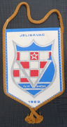 NK VIHOR, JELISAVAC, CROATIA  FOOTBALL CLUB, CALCIO OLD PENNANT, SPORTS FLAG - Habillement, Souvenirs & Autres