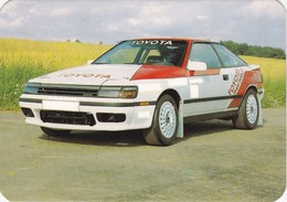 Portuguese Pocket Calendar 1988 Rally Rali - RACES - Toyota - Tamaño Grande : 1981-90
