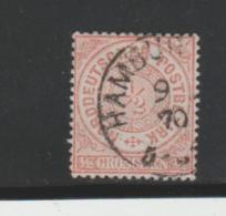 NdpMi.Nr.15 / NORDDEUTSCHER-POSTBEZIRK -  HAMBURG  Einkreis 9..70 - Usados