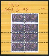 ** PETIT FEUILLET PRO AERO TIMBRES DE COLLECTIONS NEUFS 1981 C/.S.B.K. Nr:FO48. Y&TELLIER Nr:48. MICHEL Nr:1196.** - Unused Stamps