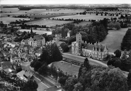 37-BEAUMONT-LA-RONCE- LE CHATEAU ET L'EGLISE , VUE AERIENNE - Beaumont-la-Ronce