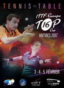 FRANCE 2017 - ITTF EUROPE TOP16 CUP Antibes(06) - Carte Postale - Tennis Table Tischtennis Tavolo - Table Tennis