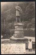 A3830 - Alte Ansichtskarte - Altena - Bismarckdenkmel Denkmal - Wilhelm Schindler - Gel 1902 - Altena