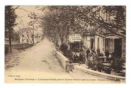 CPA 84 SORGUES L'avenue Gentilly Pres La Gare Et L'Hotel Café Guichard - Sorgues