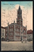 A3842 - Alte Ansichtskarte - Kamenz Rathaus - Gel 1913 - H. Richter - Kamenz