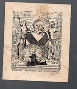 Ex Libris Robert Rayneau De Honington (papier) (PPP5013A) - Ex Libris