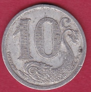 Chambre De Commerce - La Rochelle 1922 - 10 C - Monetary / Of Necessity