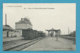 CPA Chemin De Fer Train Gare De SAINT-FLORENTIN-VERGIGNY 89 - Saint Florentin