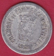 Chambre De Commerce - Evreux 1921 - 10 C - Noodgeld