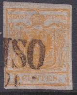 Lombardi-Venetia 1850 Sc 1c Thin Paper Used - Eastern Austria