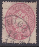 Lombardi-Venetia 1863 Sc 17 P.14.5  Used - Levant Autrichien