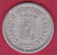 Chambre De Commerce - Evreux 1921 - 10 C - Monetary / Of Necessity